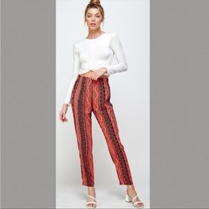 COPY - Aztec Design Palazzo Pants. Large